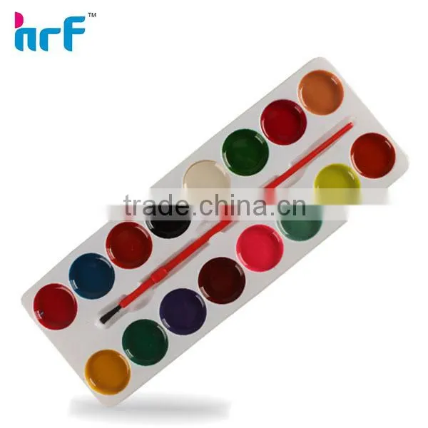 12 Pcs Round Water color Paint with a Brush