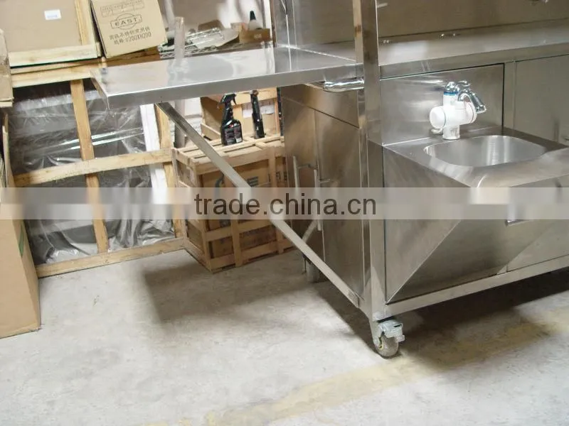 Customized Mobile Outdoor Street Vending Trailer/ Outdoor Retail Kiosks Coffee Cart Design