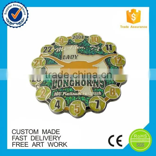 2016 New arrivel hard enamel lapel pins with butterfly clutch