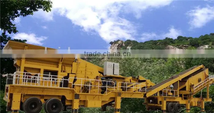SMC1214PFS Mineral Recycling Tyre Impact Mobile Crusher Price