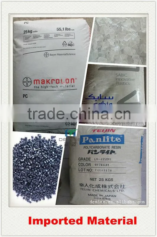 Machine security shield/ Polycarbonate sheet CNC engraving fabrication/Plastic fabrication