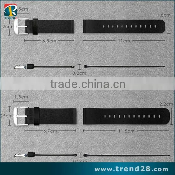 Watch band for apple watch, leather strap connector adapter for apple watch