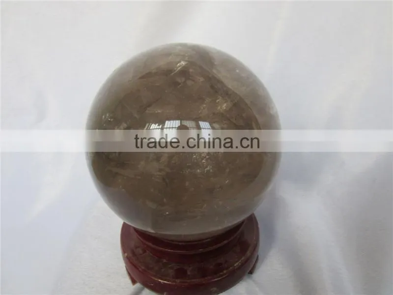Customized smoky quartz sphere ball for sale