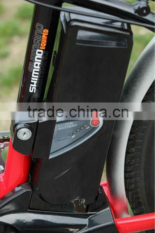 26"electric mountain bike pedelec bicycle SHIMANO 7 SPEED motor bicycle with 36V 10 Li-ion battery