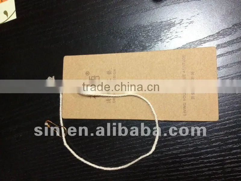 stone paper tag