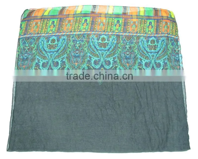 Exotic style scarf,Printed polyester scarf,Fashion accessories