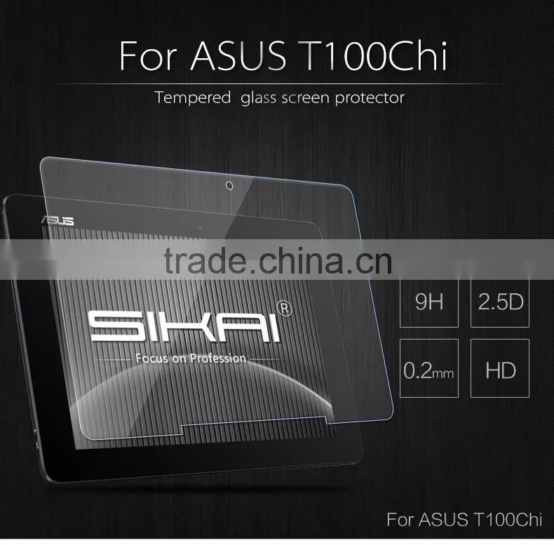 Factory Price High Quality Ultra Thin Anti Bubble HD Water Proof Tempered Glass Tablet Screen Guard For ASUS T100 Chi Glass Film