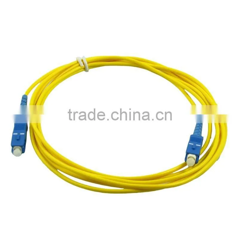 SC LC FC 2m 3m 5m SM /MM pvc/lszh G652,G655,G657 0.9/2.0/3.0 Fiber optic patch cord price,optical fiber patch cord cable