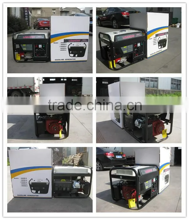 portable CE high quality gasoline 5.5kw generator