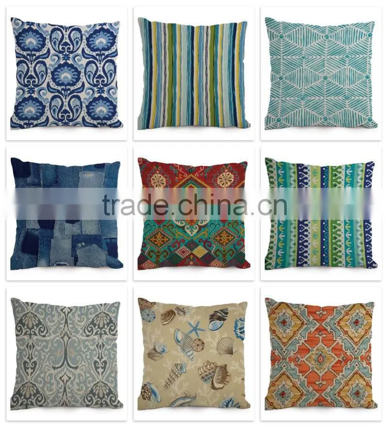 Cushion Cover abstract geometric Polyester Pillowcase Sofa Home Decorative Throw Pillow Funda Cojin Housse de coussin