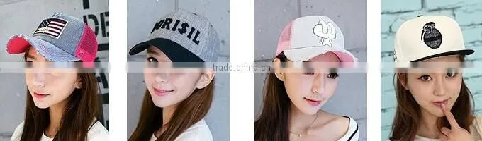 Stars Artwork Jeans And Mesh 5 Panel Custom Baseball Hat/ Baseball Cap