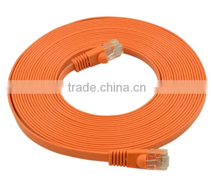 Red 3ft Network Cable Snagless Ethernet Patch Flat Cat6 Cable