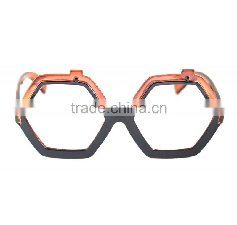 2015 promotion plastic quadrilateral sun glasses UV400 with diamond