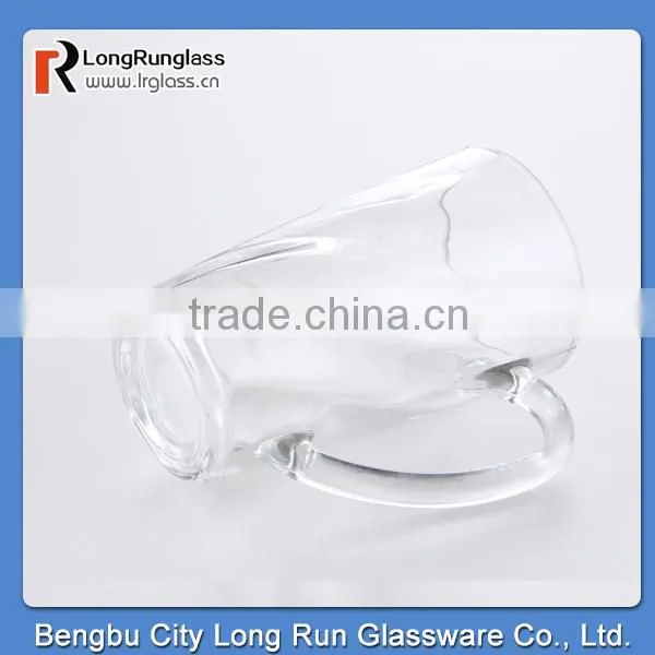 LongRun 12oz clear milk juice glass mugs print