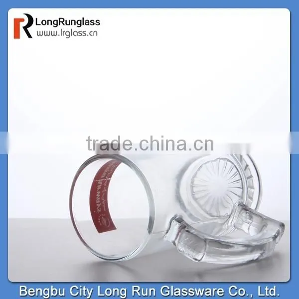 LongRun 370ml wholesale round bottom custom sprinting heavy beer mug