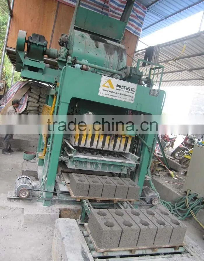 Lowest price QTJ5-20 automatic hollow block making machine price