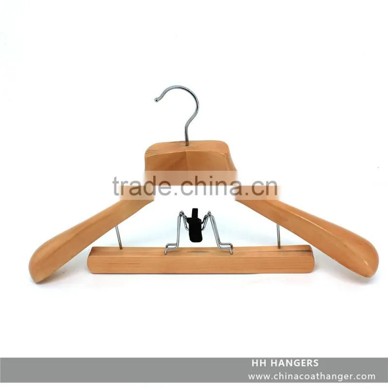 High quality luxury wooden hanger,wooden suit hanger