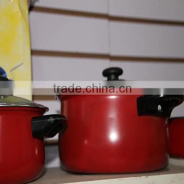 Hottest high quality 5pcs magical non-stick ceramic pan for wholesales
