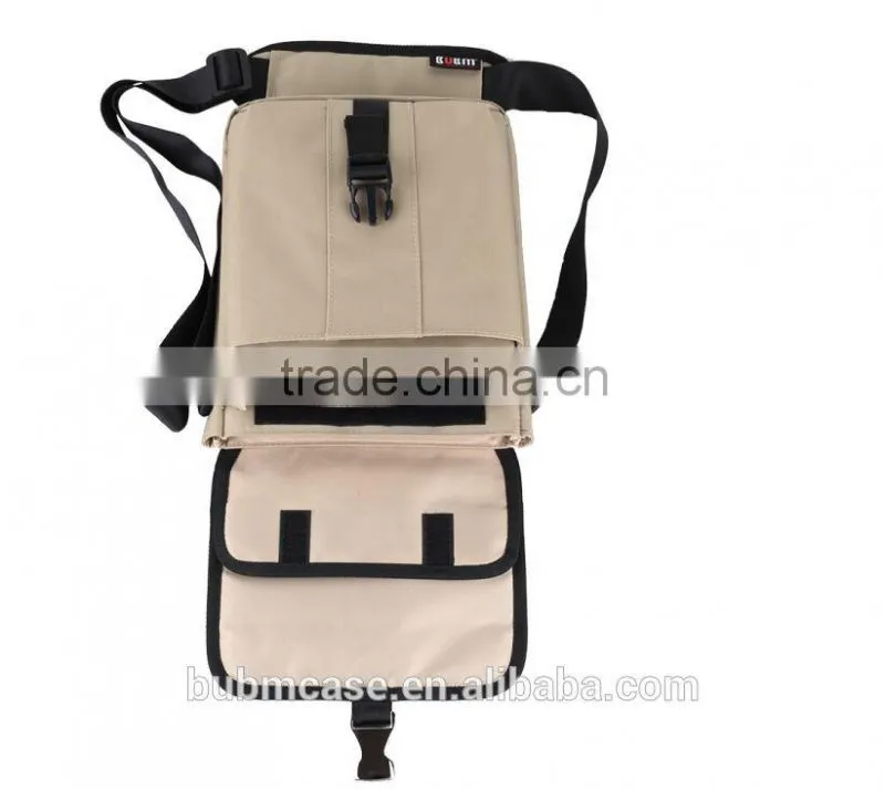 Beige tablet messenger bag for men 10.1 inch tablet case shockproof case for tablet