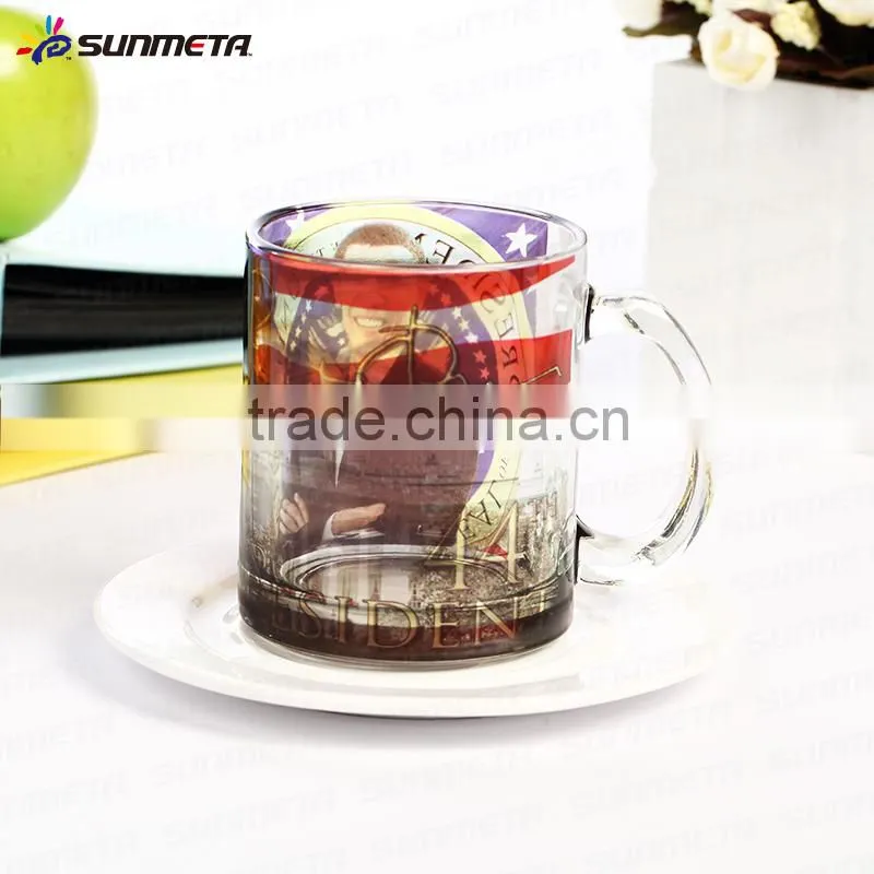 Blank 11oz sublimation heat press glass mug (SKB-06)
