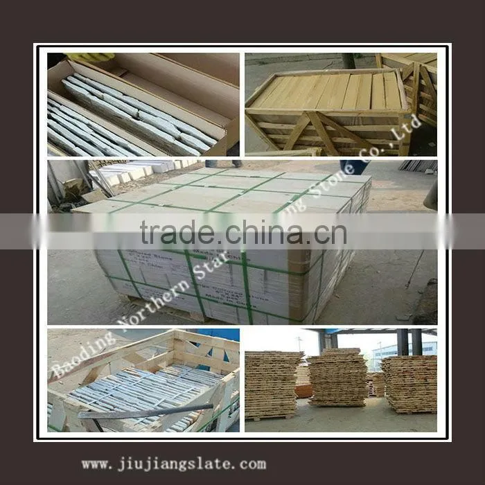 Natural glude Black culture stone wall cladding decoration wall panel
