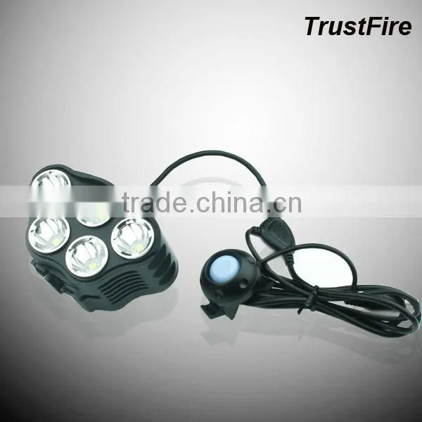 TrustFire New Desire TR-D010 8.4v headlamp led flashlight 5*Cree T6 LED 2800LM bicycle light