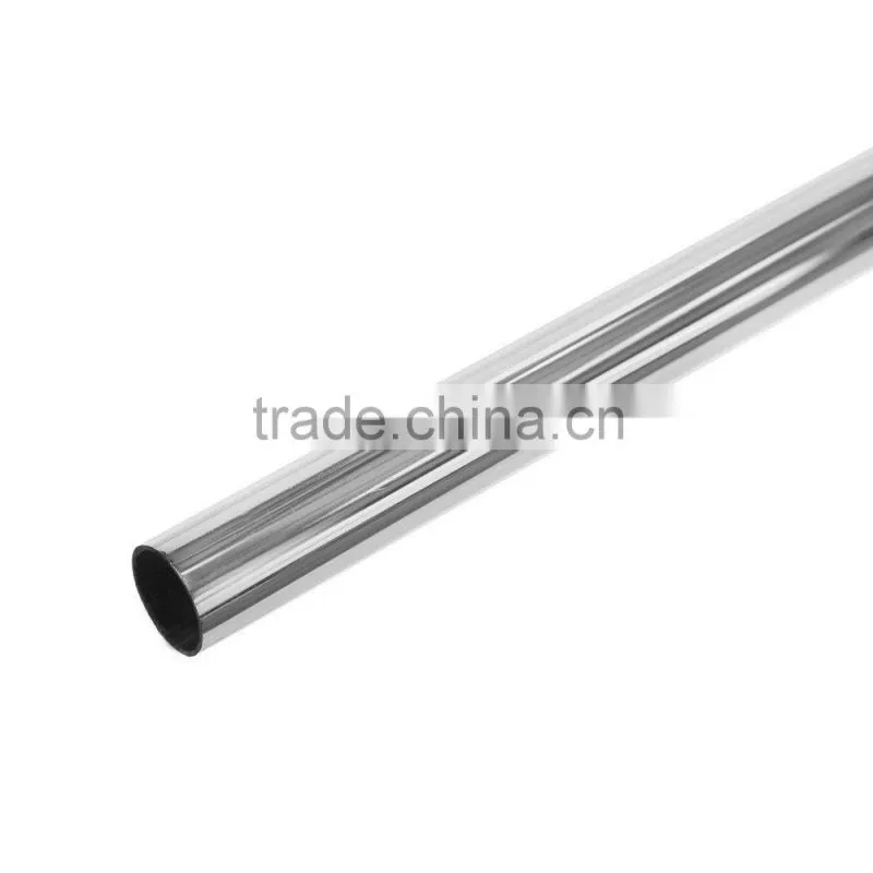 Metal Tube Hanging Rail - Steel with Chrome Finish, L3000mm, Dia25mm