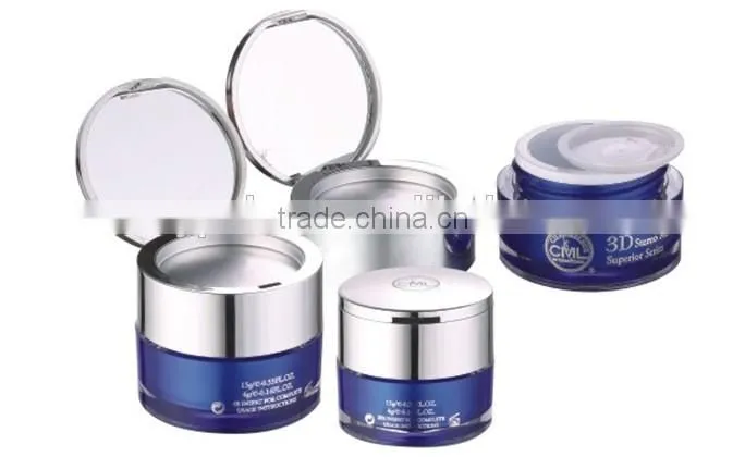 china wholesale 5g 15g 30g 50g aluminum cream jar for cosmetic packaging