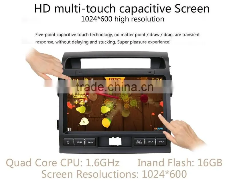 Car dvd player GPS for toyota land cruiser