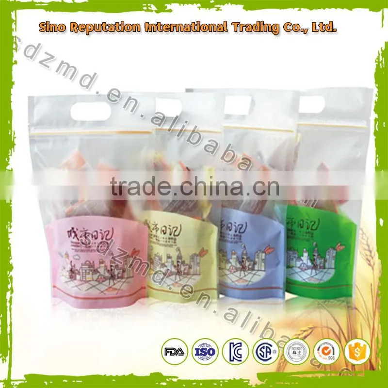 Plastic rice packaging bag with CE certificate