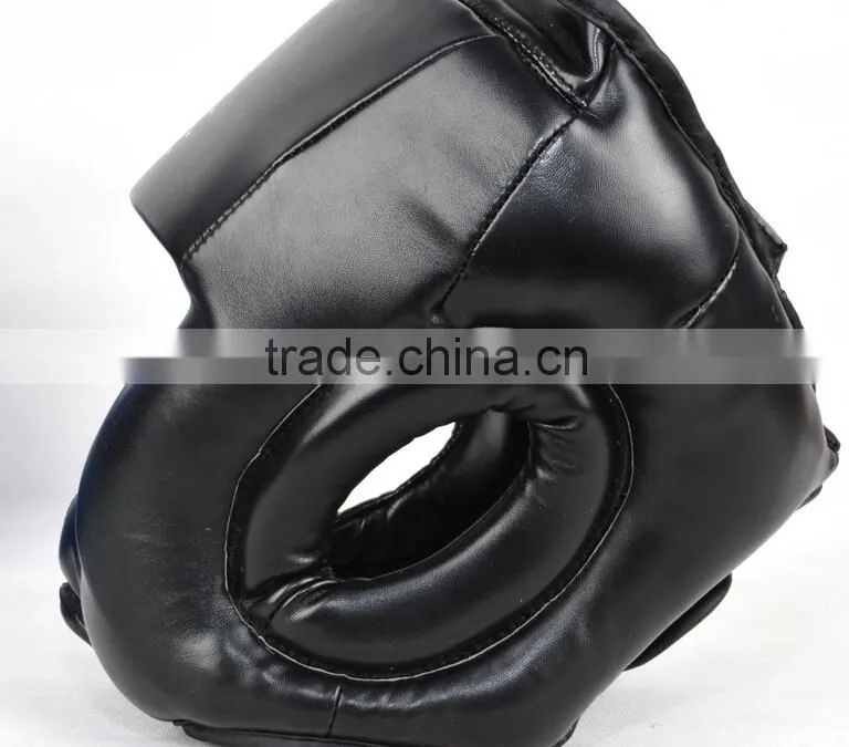 Professional Thicken High Quality PU Boxing or Sanda Customized Head Guard for Sports Safty