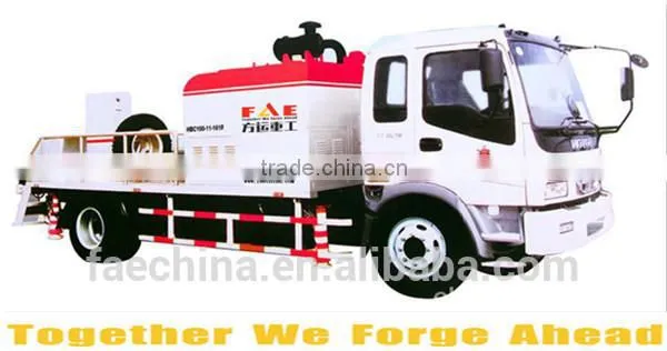 Chinese new Truck-mounted Concrete pump HBT Series with CE approval