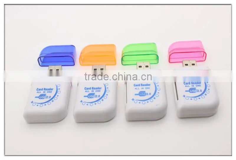 Wholesale All In 1 USB 2.0 sim Smart Card Reader(OS-CR124)