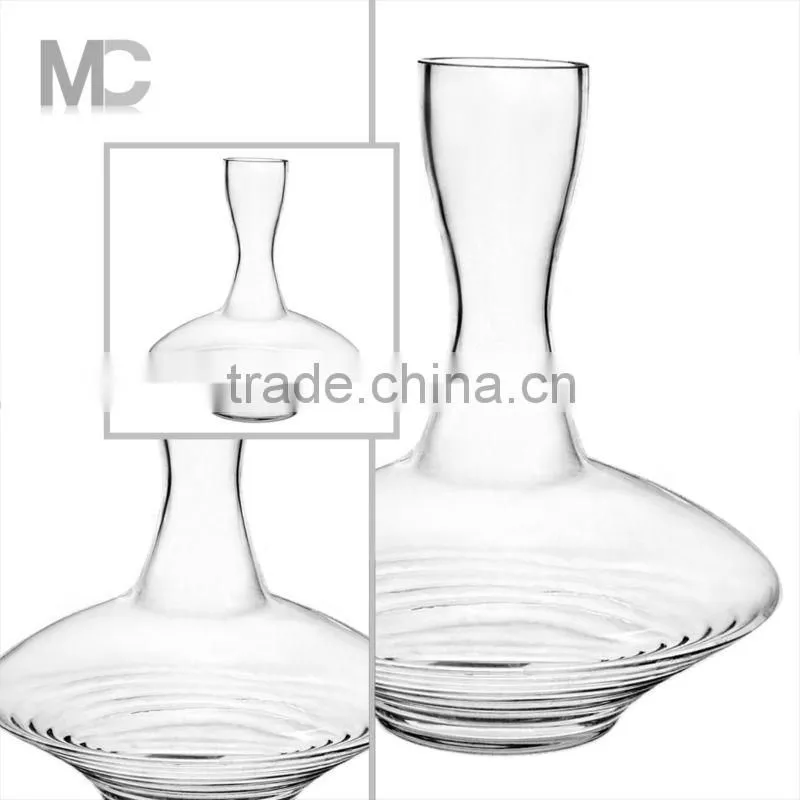 Wholesale antique colored glass wine decanters