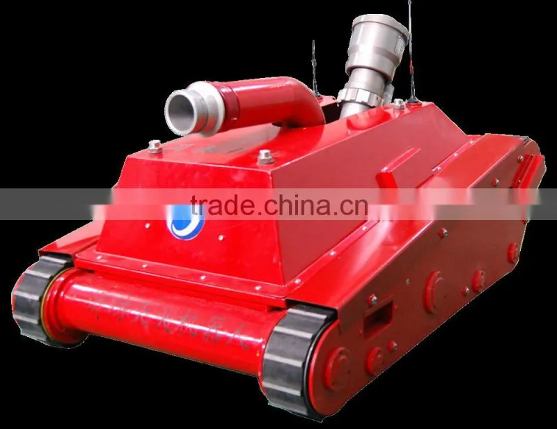 Remote control crawler-type fire extinguishing robot