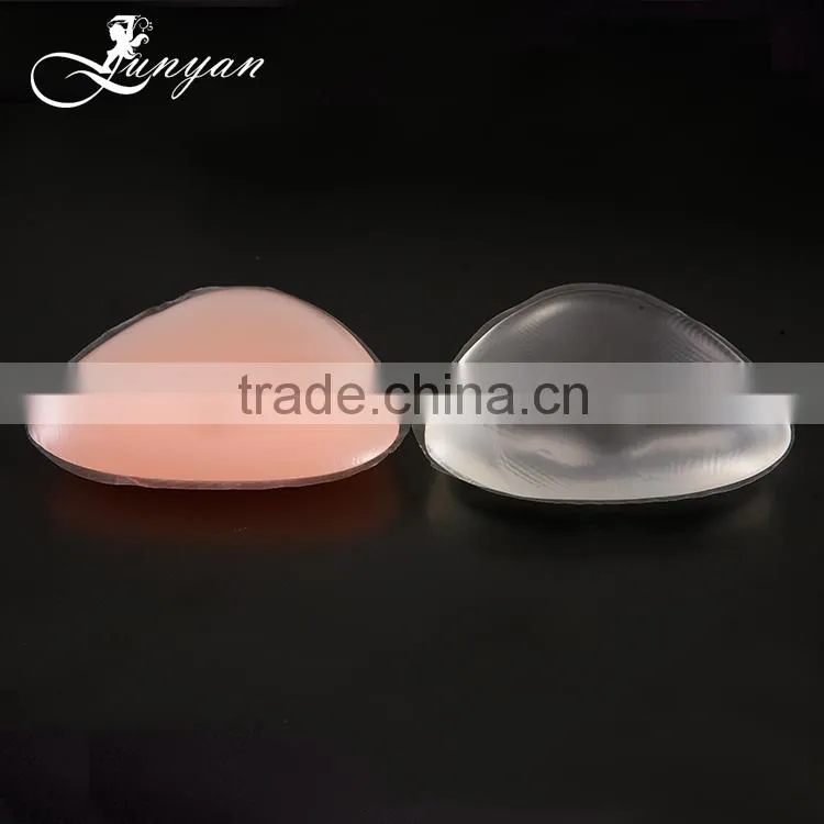 ladies clear silicone breast pads ,silicone artificial fake breast pads