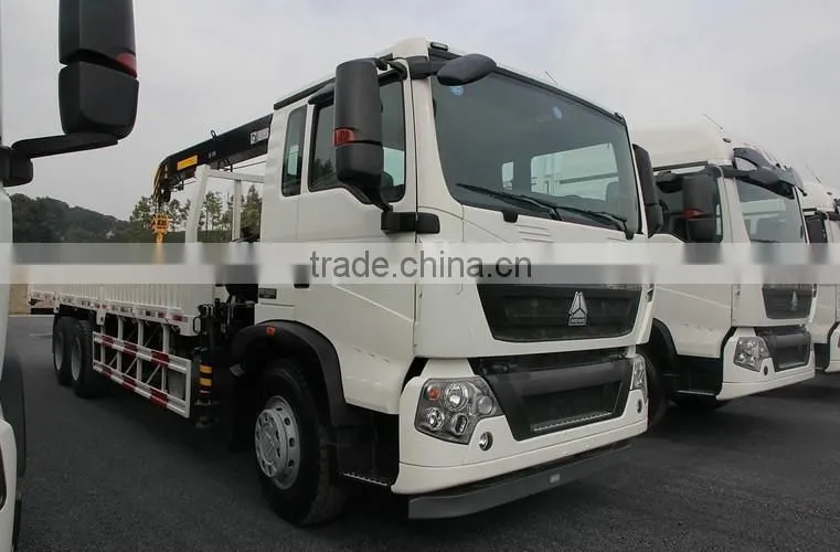 Sinotruk HOWO 280HP 6*4 truck-mounted crane with new design