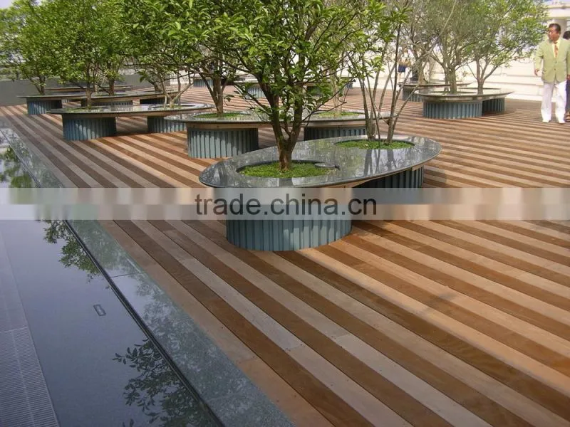 heat-treated wood carbonized decking