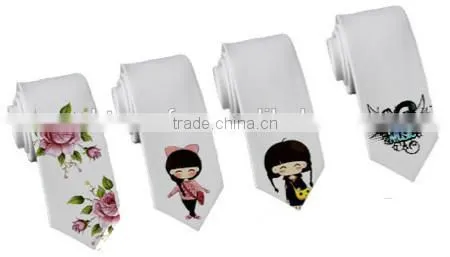 Fashionable Sublimation blank tie, DIY necktie