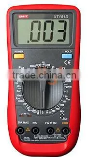 Economical Digital Multimeter, AC/DC/Resistance/Capacitance/Frequency UT151D