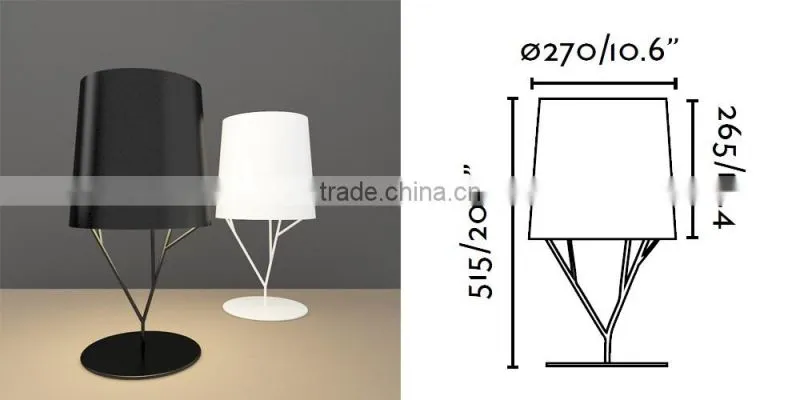 Contemporary classic style metal decoration hotel table lamp