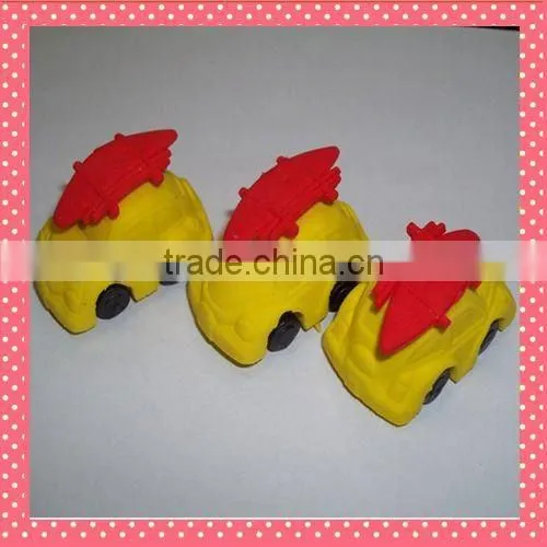 2014 NEW 3D shaped hot sell stapler ERASER WITH BOX