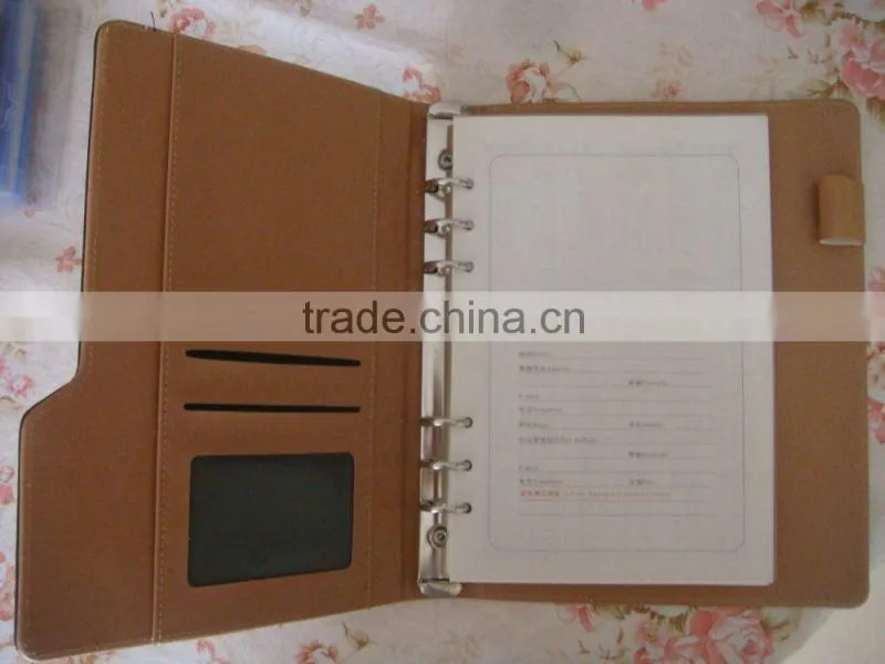 a4 spiral notebook ,pu leather notebook