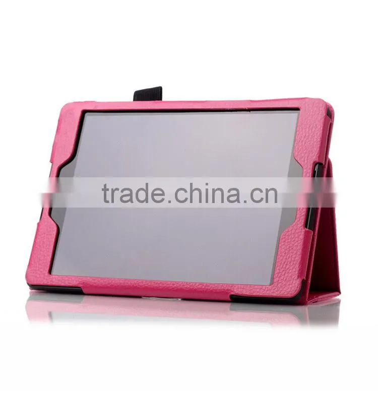 Book Style with Fold to Stand Feature Leather Case for google nexus 9