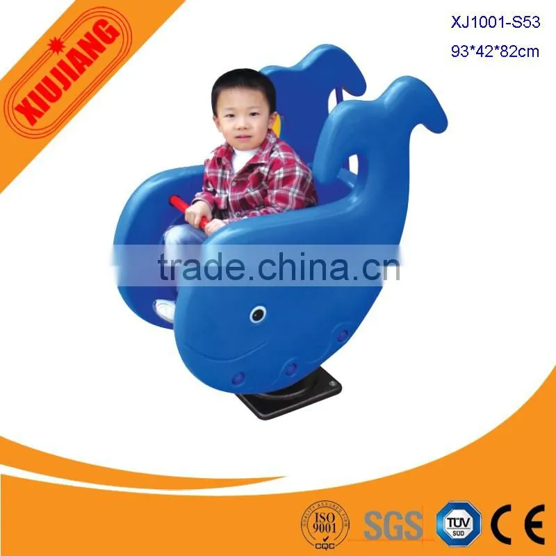 Various design school and kindergarten plastic rocking horse toy for kids