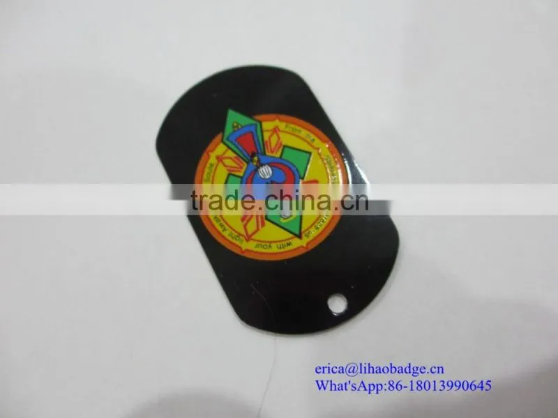 Aluminum silkscreen printing ID dog tag
