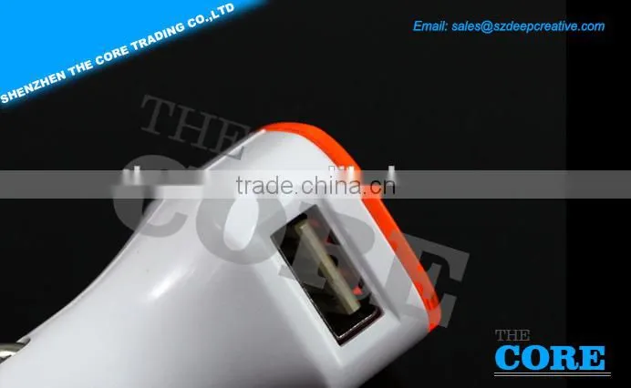 A2 2 USB port car charger,2 ports car charger,car usb charger