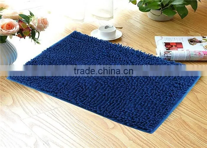 machine tufted noodle microfiber chenille mat