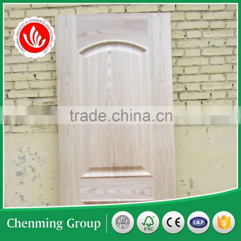 durable hdf molded door skin with natural veneer