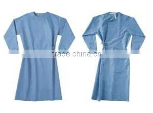disposable yellow pp surgical gown